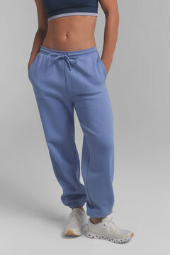 Dash and Stars Pantalón jogger 100% algodón beige. Special collab @ffitcoco azul