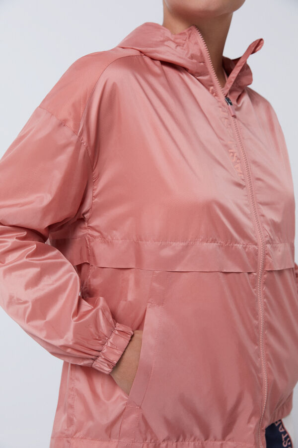 Dash and Stars Chamarra técnica water repellent rojo