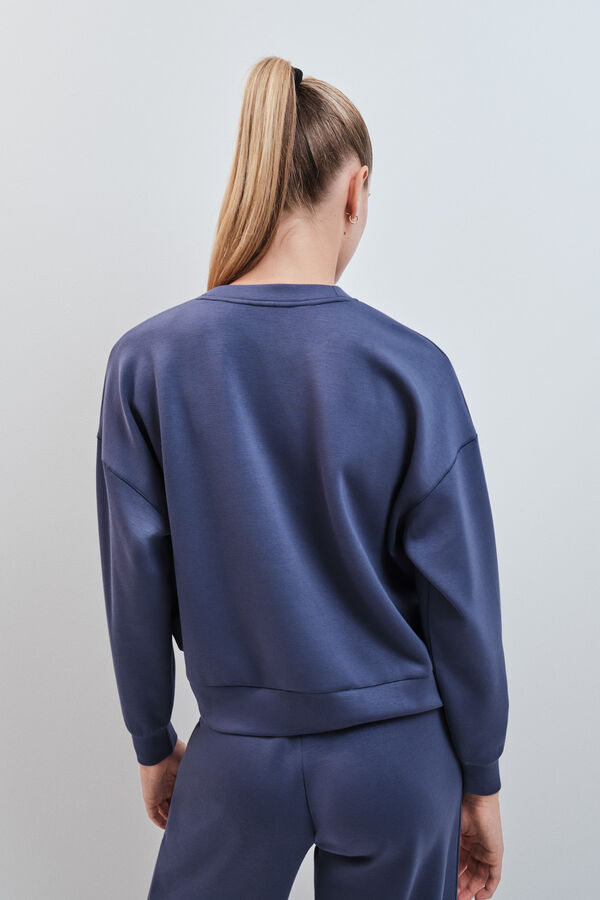 Dash and Stars Sudadera college de modal azul azul