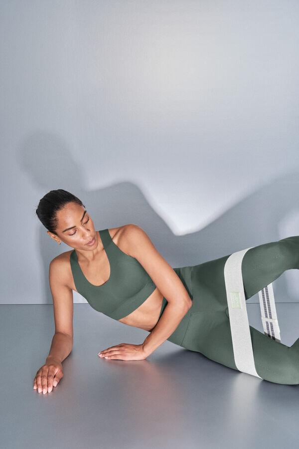 Dash and Stars Pantalón legging largos verdes COMPRESSIVE verde