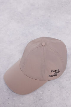 Dash and Stars Gorra técnica ultraligera marrón nude