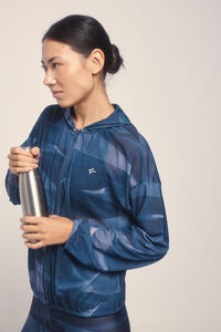 Dash and Stars Chaqueta mesh tejido técnico ligero  azul