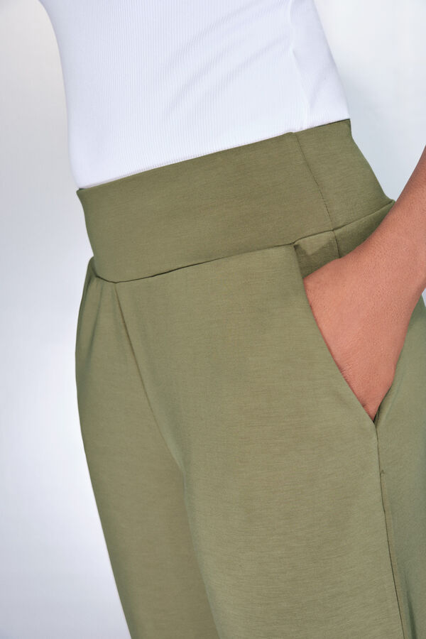Dash and Stars Pantalón jogger caqui beige