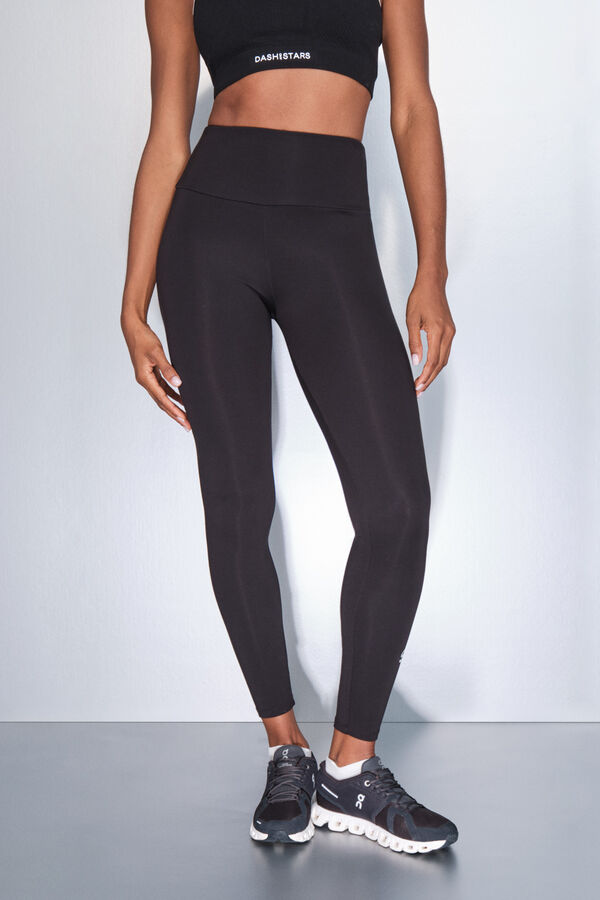Dash and Stars Pantalón legging negros largos negro