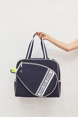 Dash and Stars Bolso pádel efecto piel azul marino