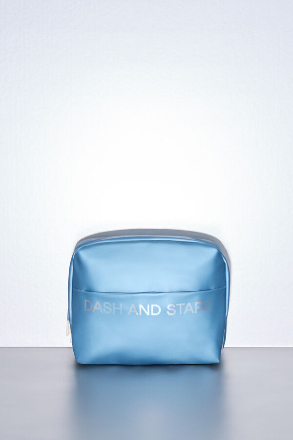 Dash and Stars Bolsa de goma con neceser azul