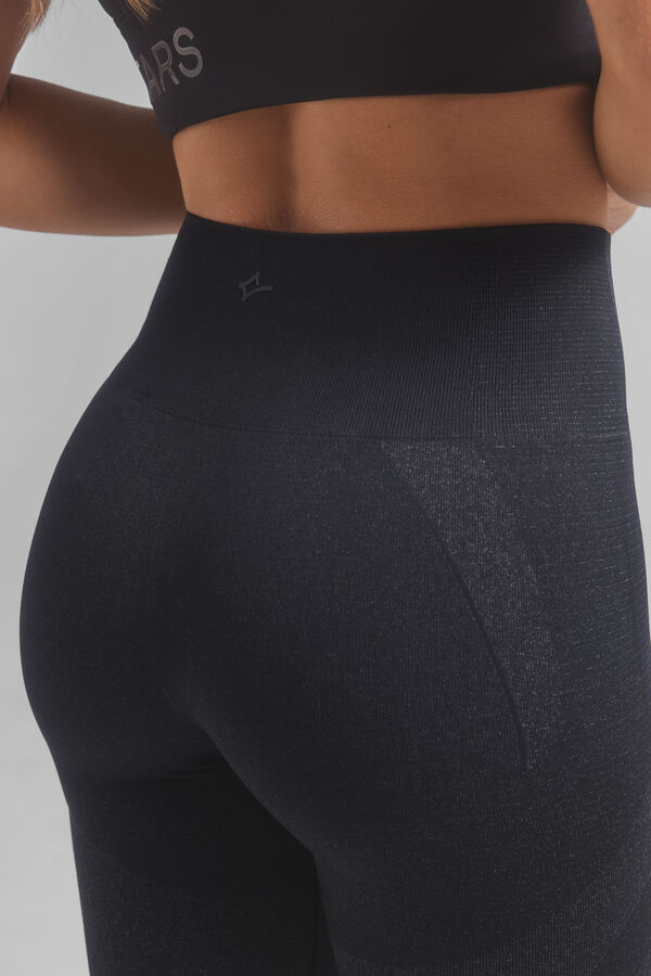 Dash and Stars Leggings negros Seamless Fit negro