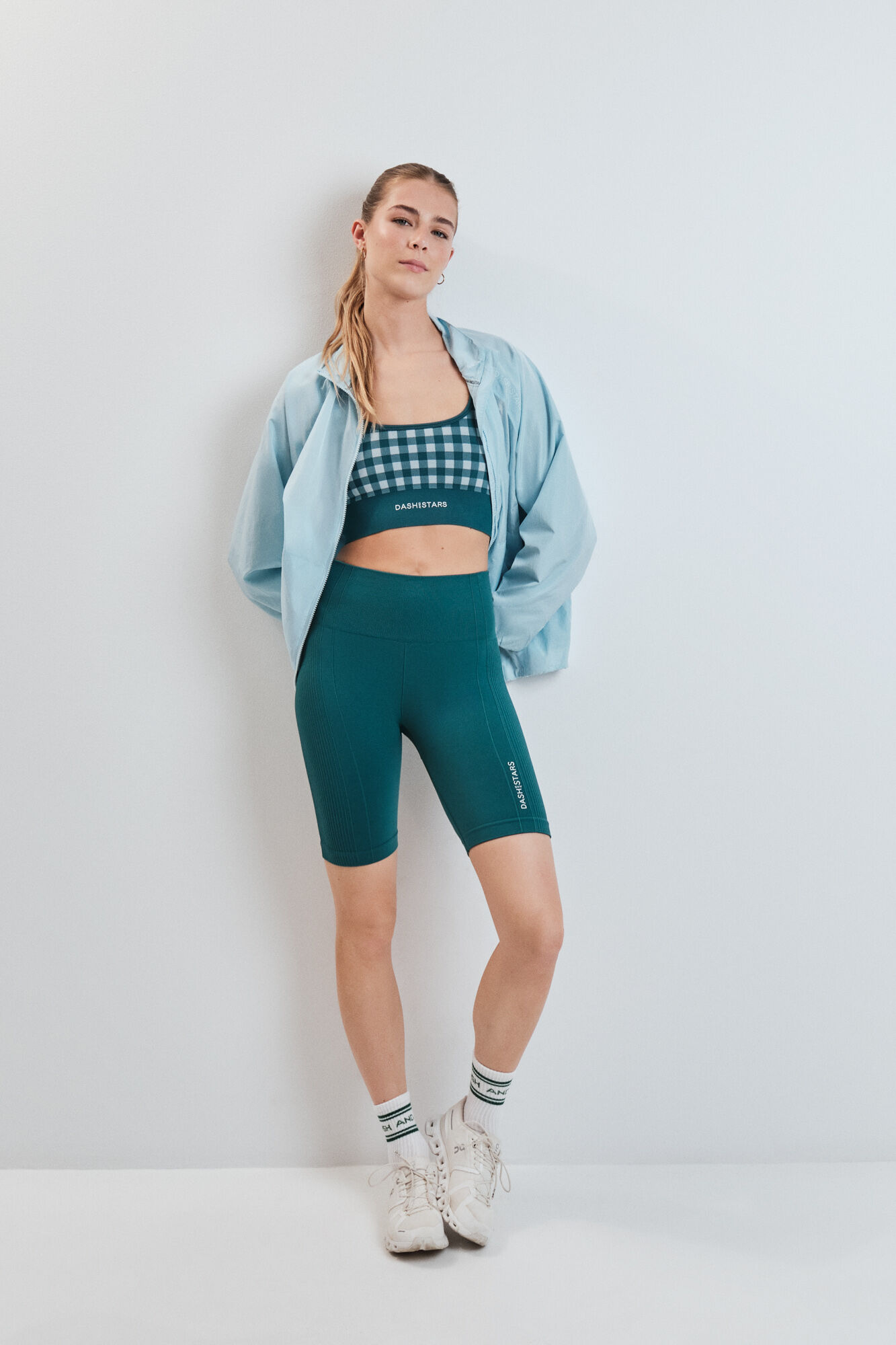 Dash and Stars Leggings SEAMLESS COMFORT ciclista verde