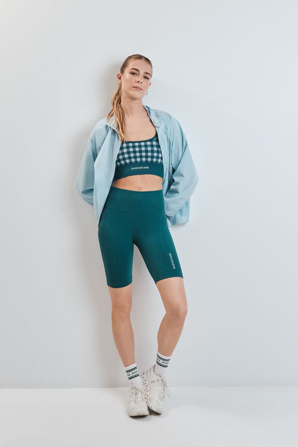 Dash and Stars Leggings SEAMLESS COMFORT ciclista verde verde