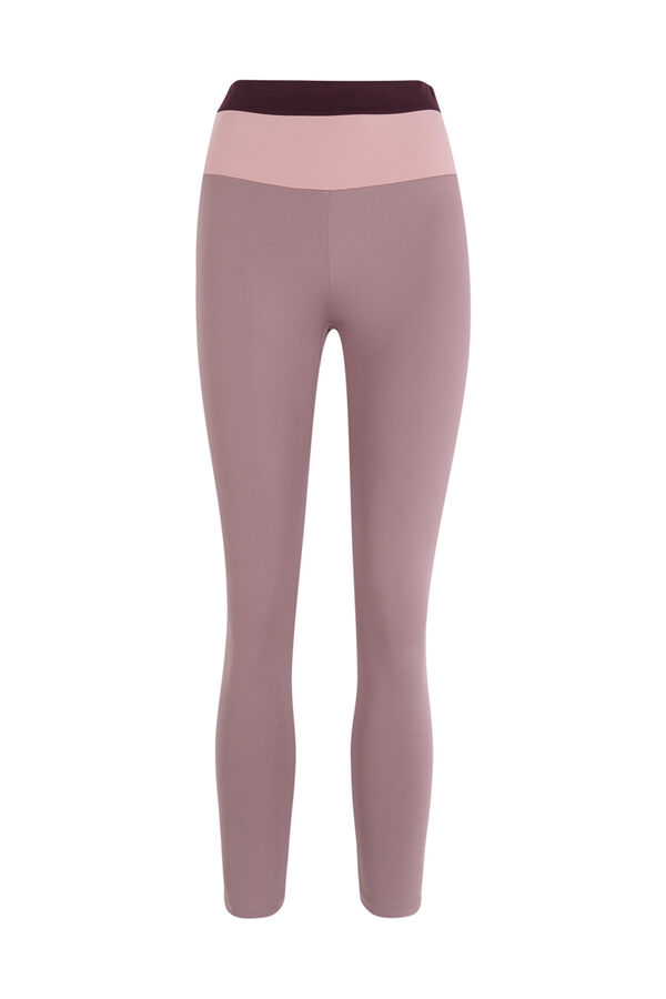 Dash and Stars Leggings 4D STRETCH block rosa rosa