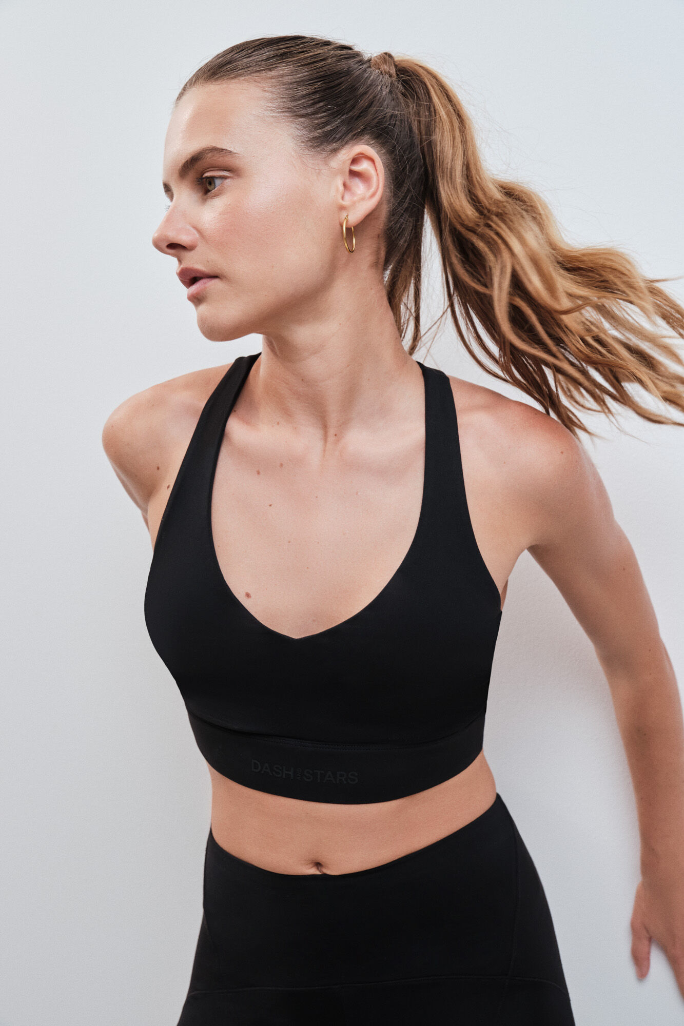 Dash and Stars Brasier deportivo SOFT MOVE negro