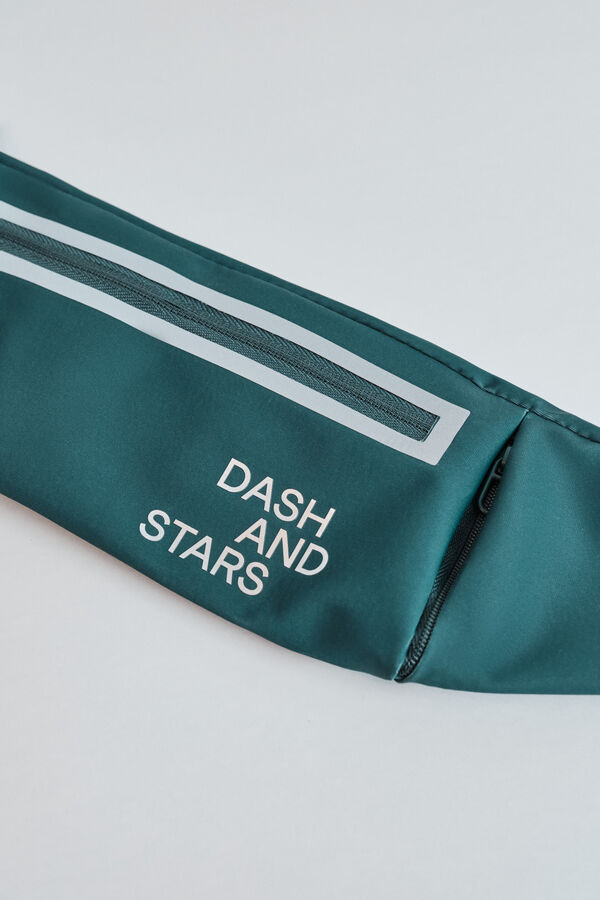 Dash and Stars Cangurera t&eacute;cnica verde verde
