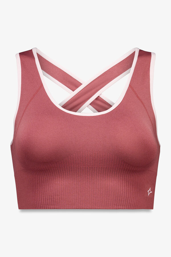 Dash and Stars Brasier deportivo rosa SEAMLESS COMFORT rosa
