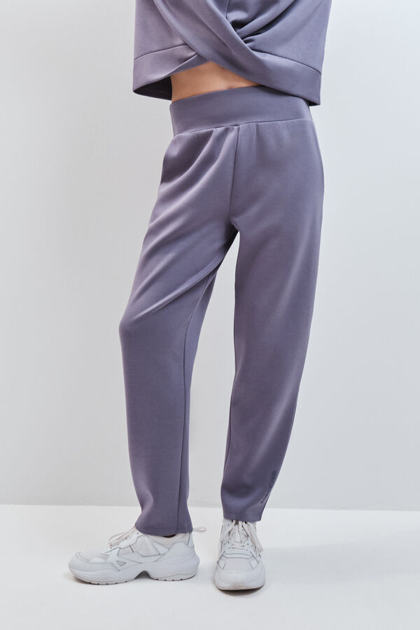 Dash and Stars Pantal&oacute;n jogger de tacto suave azul azul
