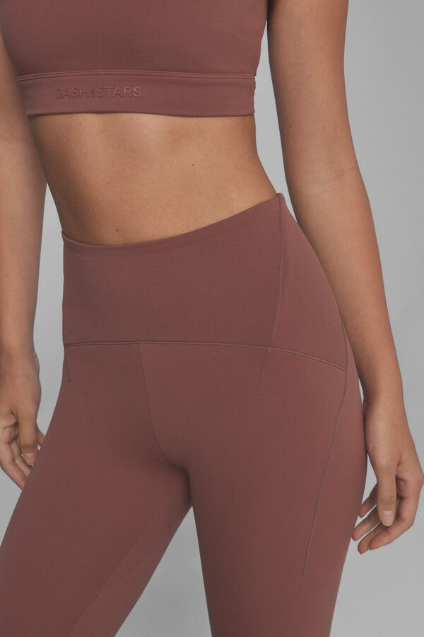 Dash and Stars Leggings SOFT MOVE crop café café