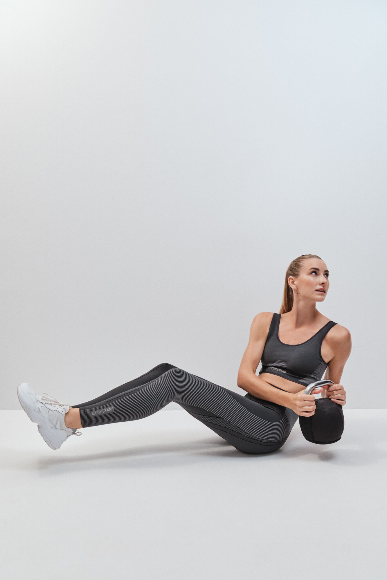 Dash and Stars Legging largo SEAMLESS COMFORT gris