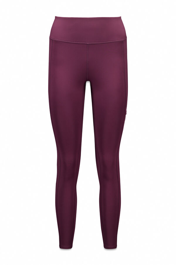 Dash and Stars Pantal&oacute;n legging THERMAL morados rosa