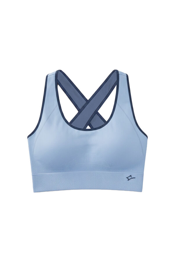 Dash and Stars Brasier deportivo 4D Stretch reversible azul azul