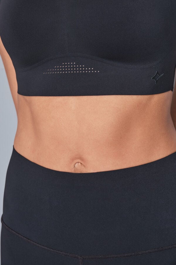 Dash and Stars Pantalón legging Capri COMPRESSIVE negros negro