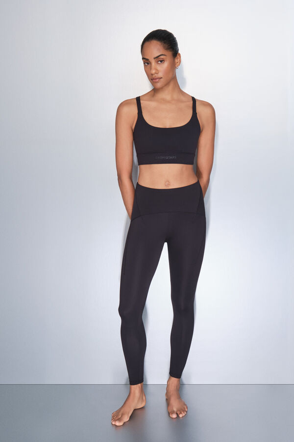 Dash and Stars Brasier deportivo negro SOFT MOVE negro