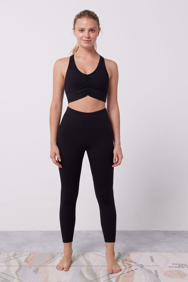 Dash and Stars Sujetador deportivo negro Soft Move negro
