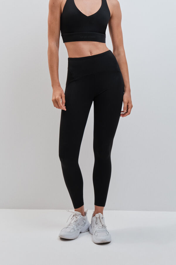 Dash and Stars Legging largo SOFT MOVE negro negro