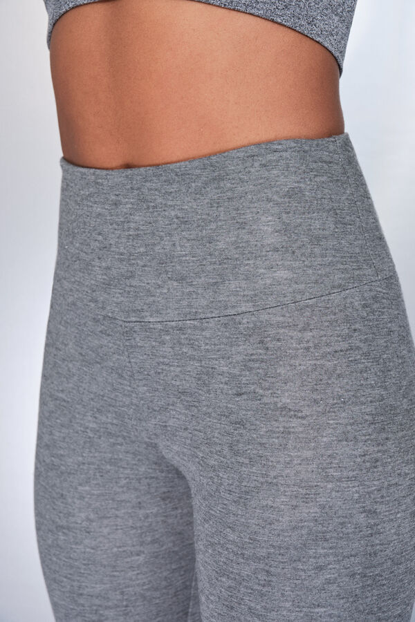 Dash and Stars Pantalón legging largos grises gris