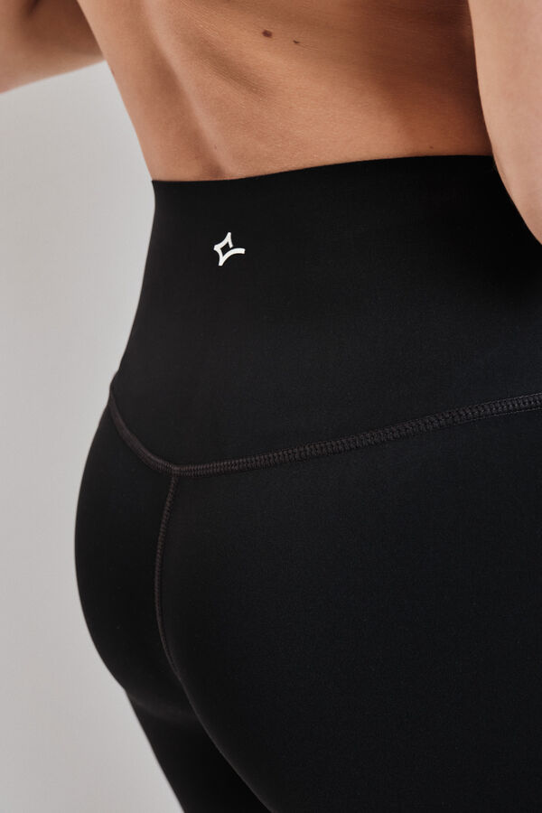 Dash and Stars Leggings COMPRESSIVE capri negro negro