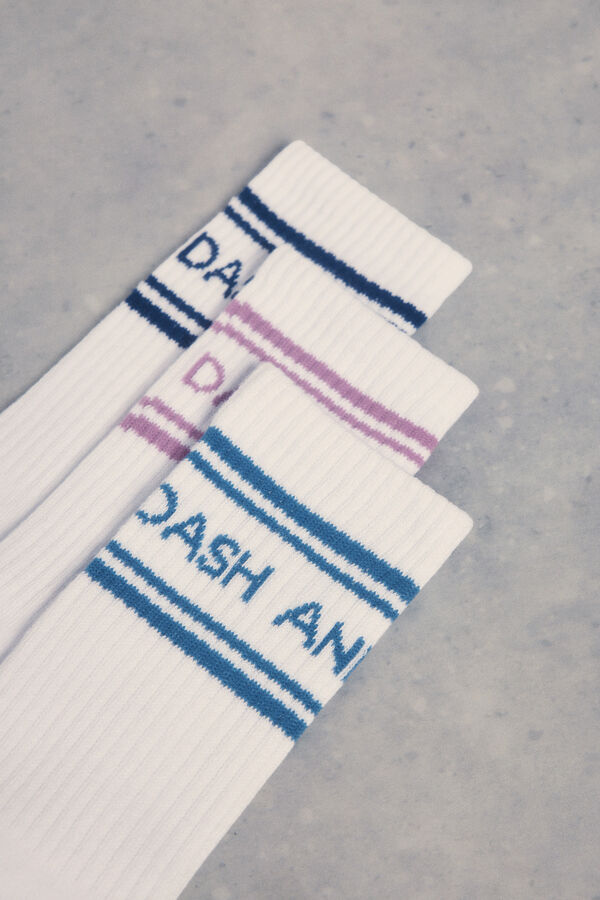 Dash and Stars Pack 3 calcetines técnicos estampado