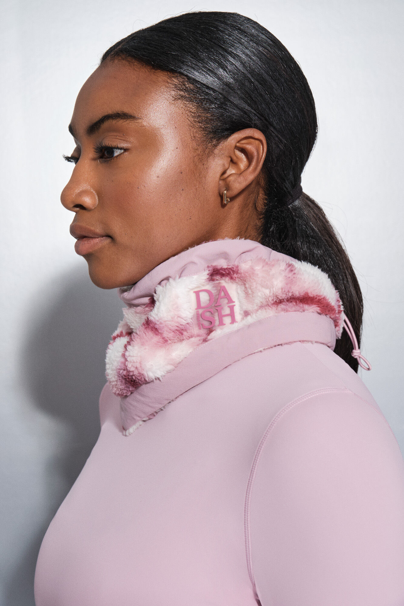 Dash and Stars Bandana polar rosa