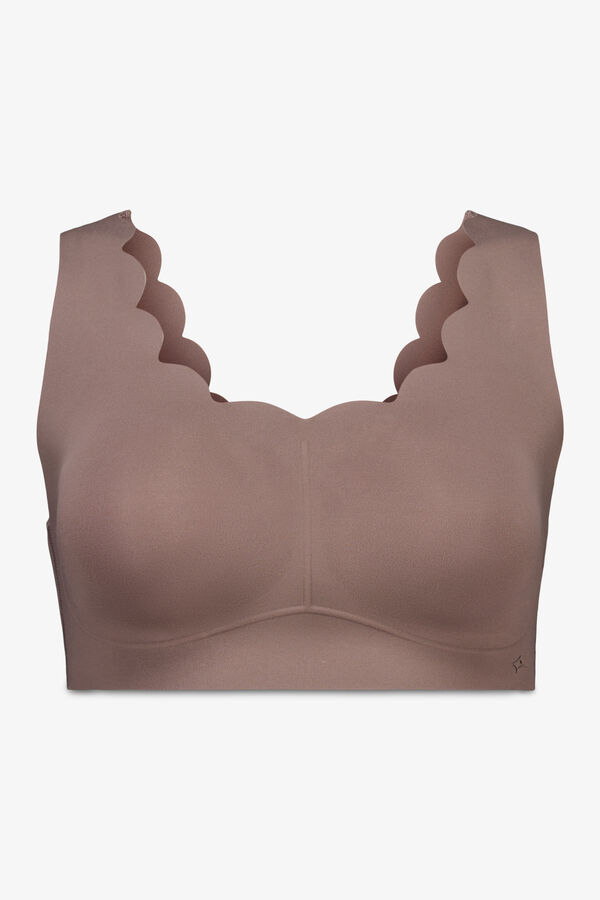 Dash and Stars Brasier deportivo marrón COMPRESIVO café