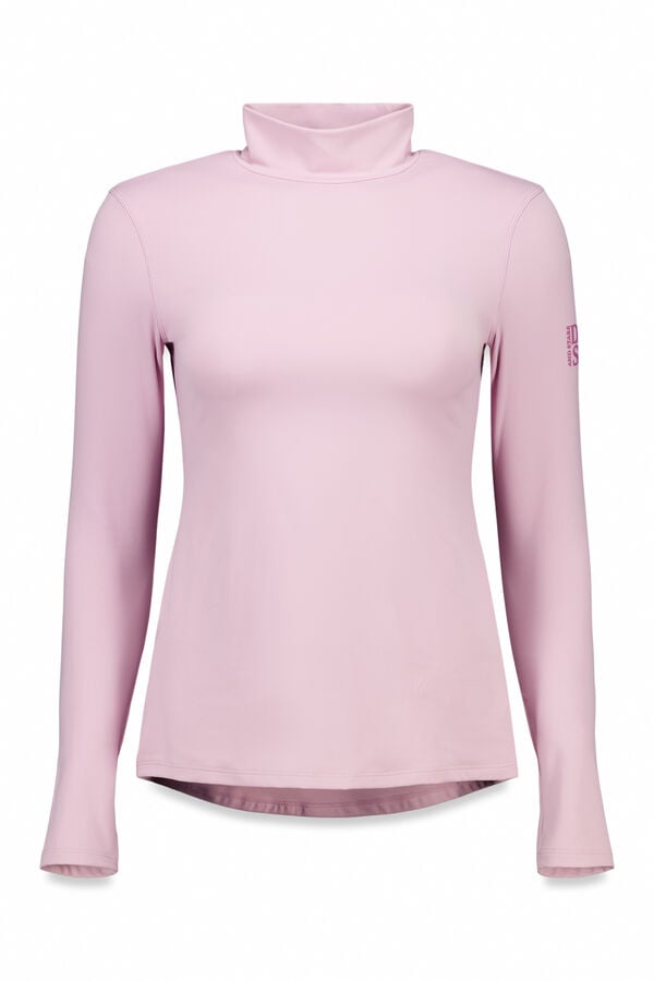 Dash and Stars Playera de manga larga rosa chicle rosa