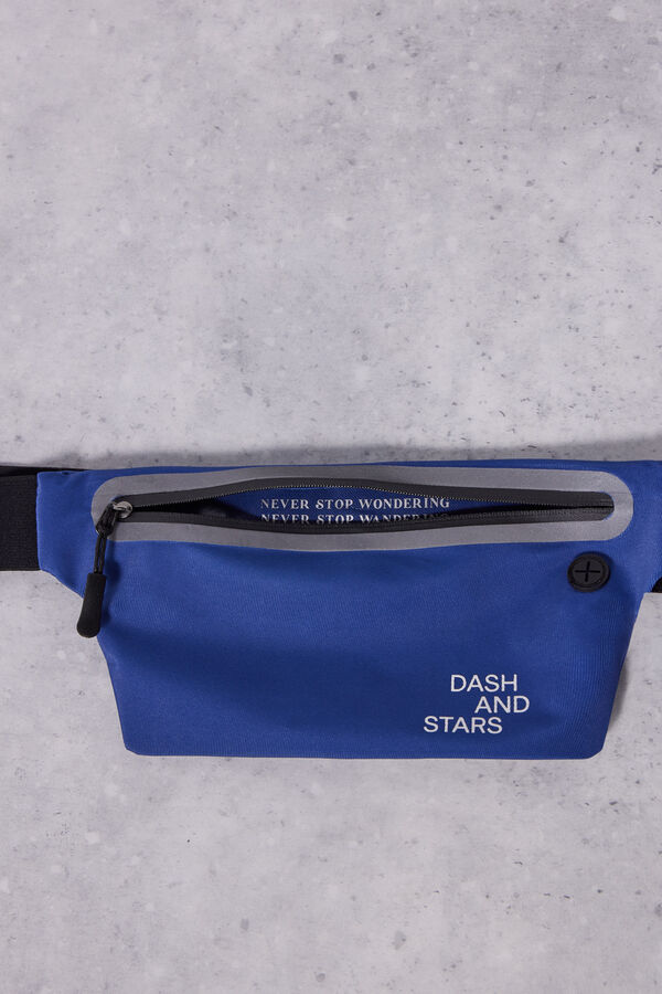 Dash and Stars Cangurera azul extra plana azul