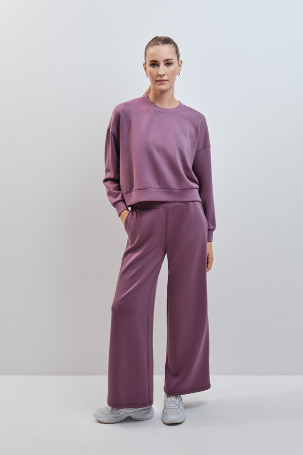 Dash and Stars Sudadera college de modal granate morado/lila