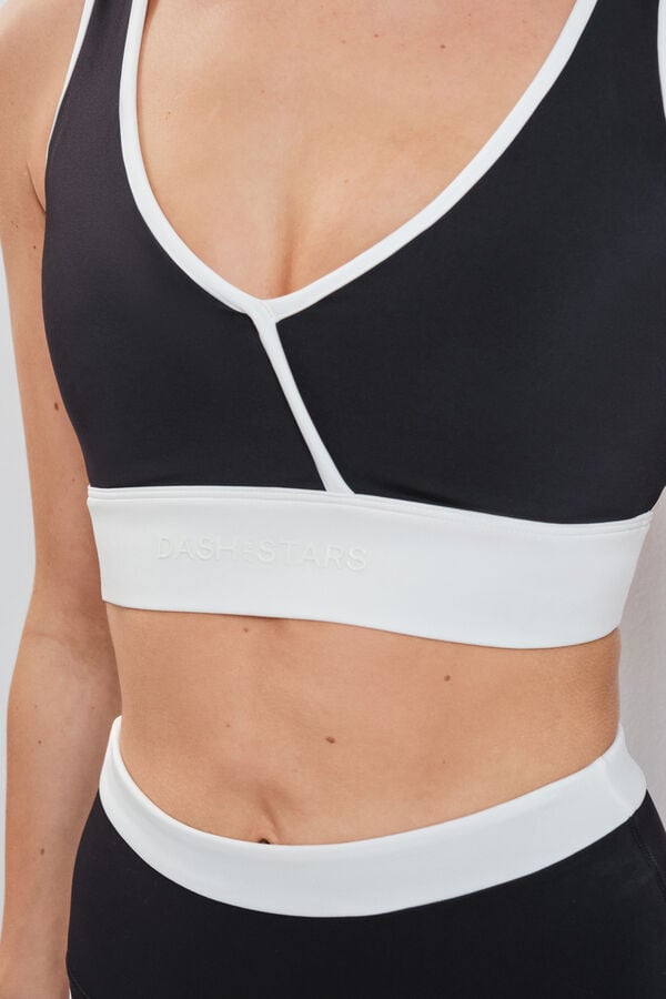 Dash and Stars Brasier deportivo 4D STRECTH negro negro