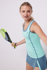 Dash and Stars Camiseta tirantes microfibra turquesa verde