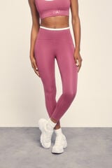 Dash and Stars Leggings 4D STRETCH crop rosa rosa