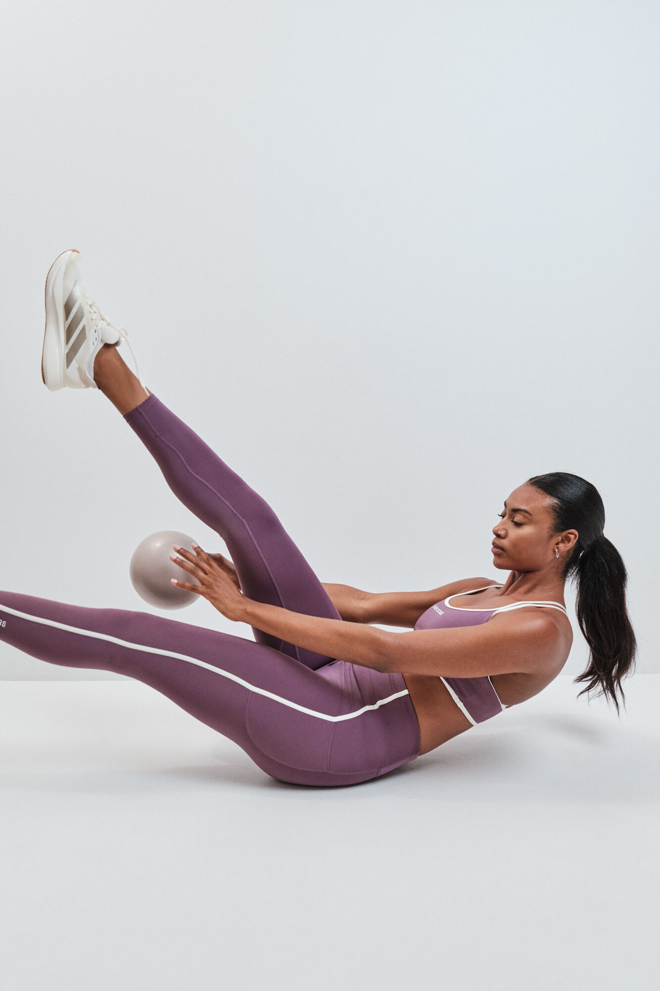 Dash and Stars Leggings largos 4D STRETCH granate