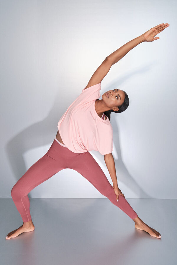 Dash and Stars Playera naranja de manga corta  rojo