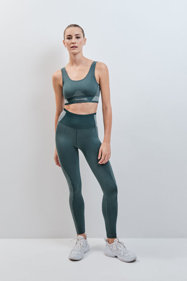 Dash and Stars Brasier deportivo SEAMLESS COMFORT verde verde