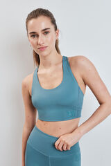 Dash and Stars Brasier deportivo 4D Stretch verde verde