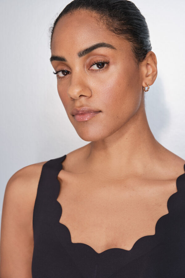 Dash and Stars Brasier deportivo negro COMPRESIVO negro