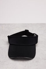 Dash and Stars Gorra visera negra negro
