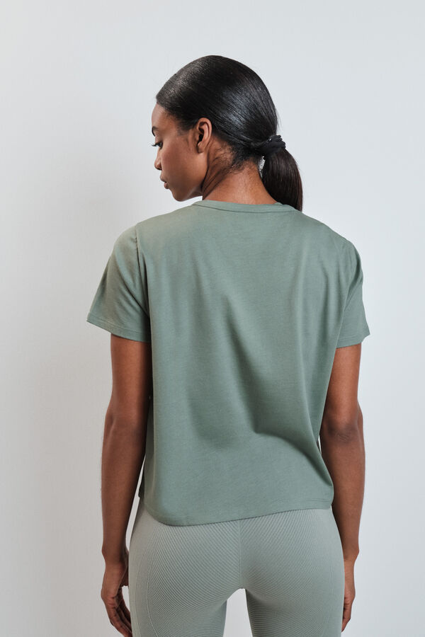 Dash and Stars Playera manga corta extra suave verde verde