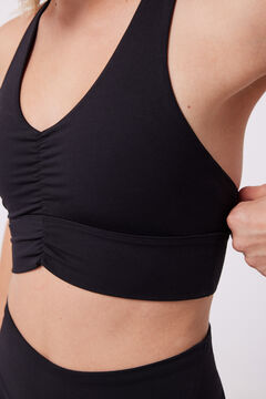 Dash and Stars Sujetador deportivo negro Soft Move negro