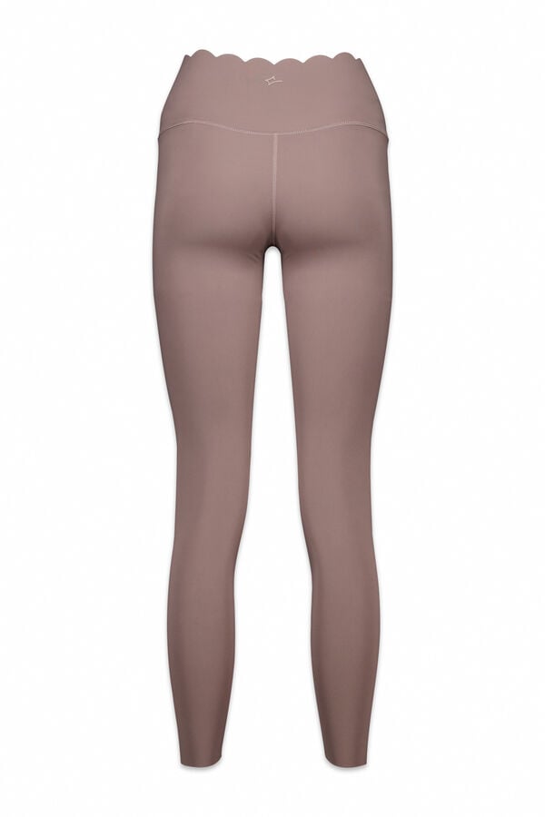 Dash and Stars Pantalón legging largos de compresión marrones café