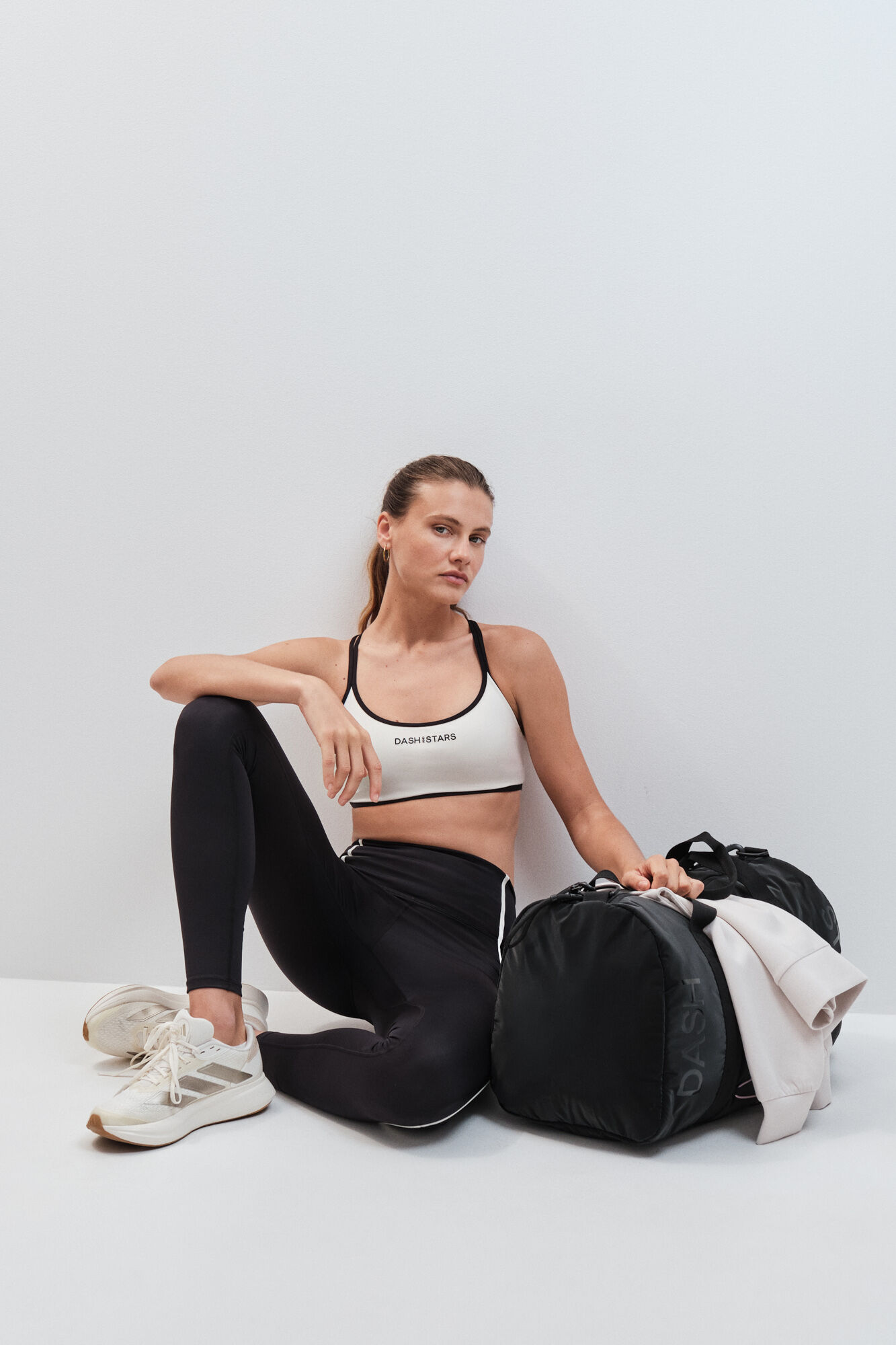 Dash and Stars Leggings largos 4D STRETCH negro