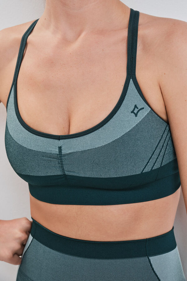 Dash and Stars Brasier deportivo SEAMLESS COMFORT verde verde