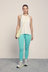Dash and Stars Camiseta fluida modal blanco beige