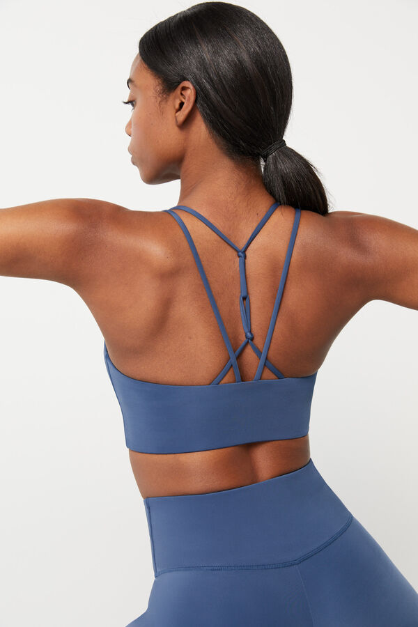 Dash and Stars Sujetador deportivo azul Collagen Feel azul
